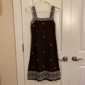 LOFT Petite Embroidered Dress Size 0P